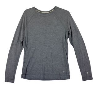 Smartwool Merino 250 Baselayer Shirt Womens XL Drk Gray Long Sleeve Thermal Wool